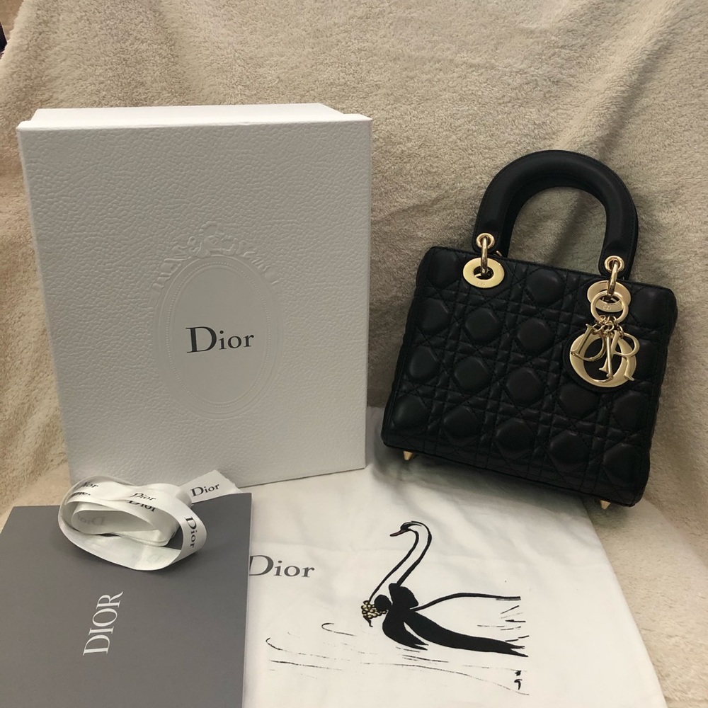 Christian Dior My Lady Dior Small gold hardware